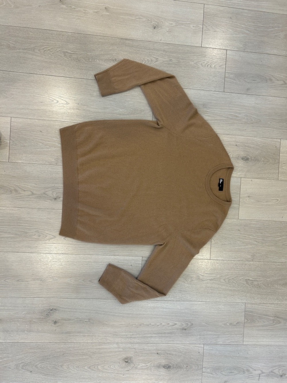 The commons Classic Camel Crewneck Sweater xl wool cashmere blend
